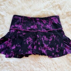 lululemon athletica Black and Purple tennis Skirt